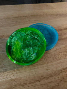 Earth Conscious Objects: Upcycled Resin Coasters
