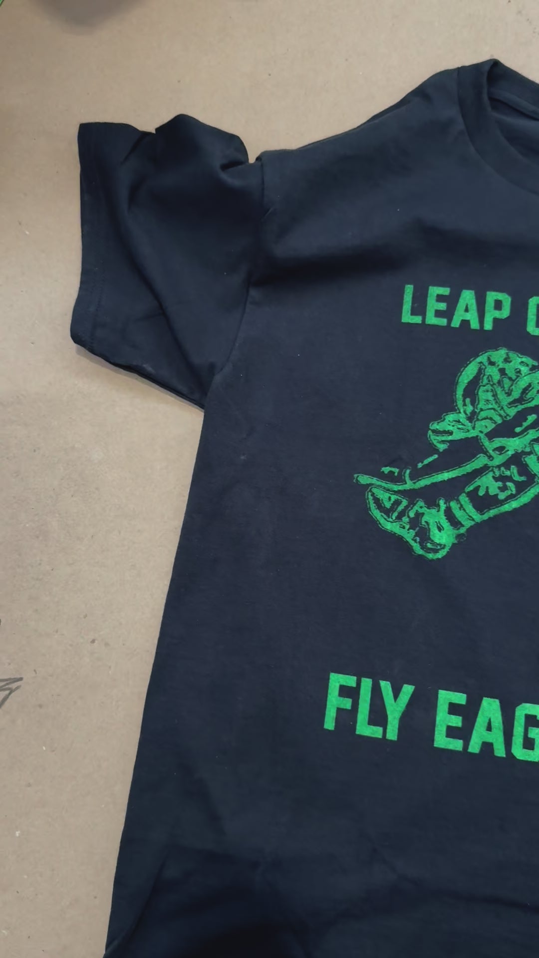 2025 SBEA LE - Leap of Faith Tshirt Black